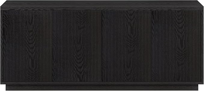 Henn&Hart Hanson, 57" Rectangular TV Stand, Black Grain