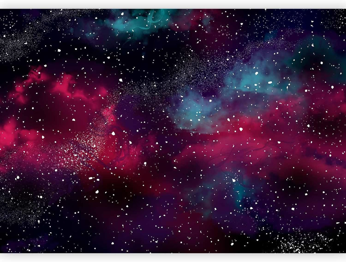 artgeist Wall Mural Space 173x124 in - Peel and Stick Self-Adhesive Wallpaper Removable Large Sticker Foil Wall Decor Print Design Mural Galaxy Universe Cosmos Sky a-A-10326-a-a