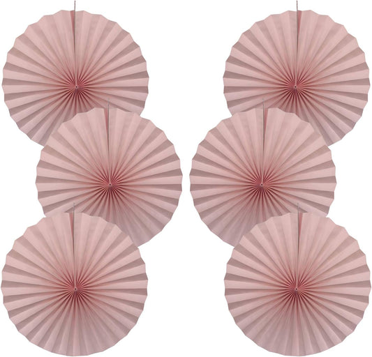 Pink Birthday Decorations,DIY Pink Paper Fans Hanging Decoration ,Party Supplies Party Fans 16in, Pink Christmas,Wedding Graduation Events Accessories 30 Color DIY Set (Baby Pink)