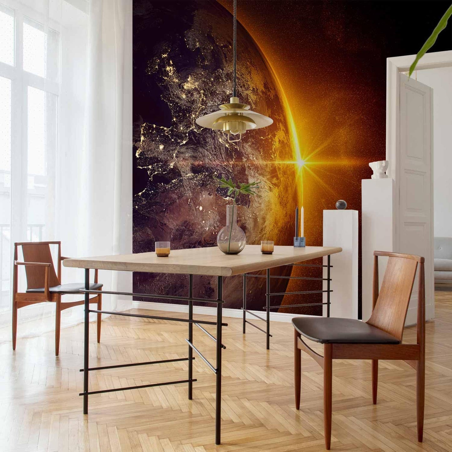 artgeist Wall Mural Cosmos Galaxy 116x83 in - Peel and Stick Self-Adhesive Wallpaper Removable Large Sticker Foil Wall Decor Print Picture Image Design n-B-0003-a-a