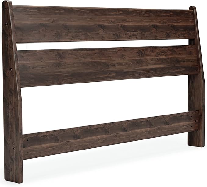 Signature Design by Ashley Calverson Modern Open Slat Panel Headboard ONLY, Full, Brown