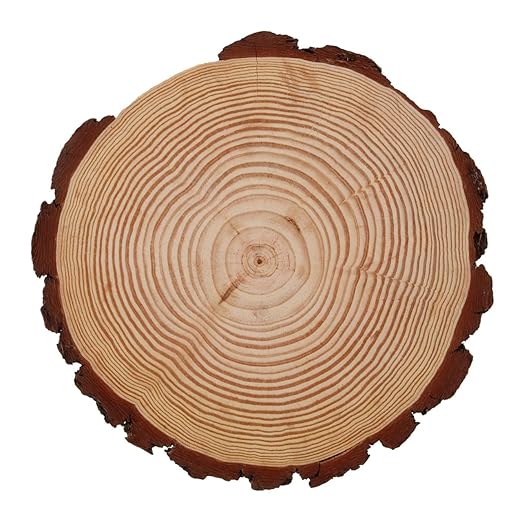 Mipcase Wooden Garden Stepping Stones Outdoor for Walkway Decorative Wood Pathway Stones for DIY Garden Projects and Pathmaker