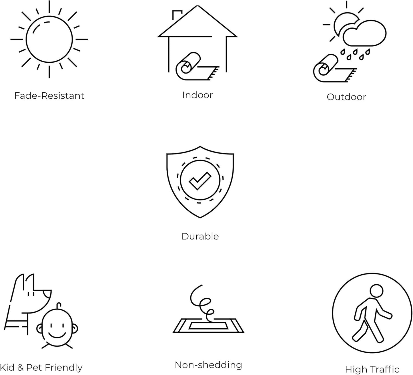 JONATHAN Y Vintage Filigree Indoor Outdoor Area Rug 5X8 Red/Beige, Charleston Textured Weave for Backyard, Patio, Porch, Easy-Cleaning, High Traffic, Pet-Friendly, Non-Shedding (SMB106B-5)