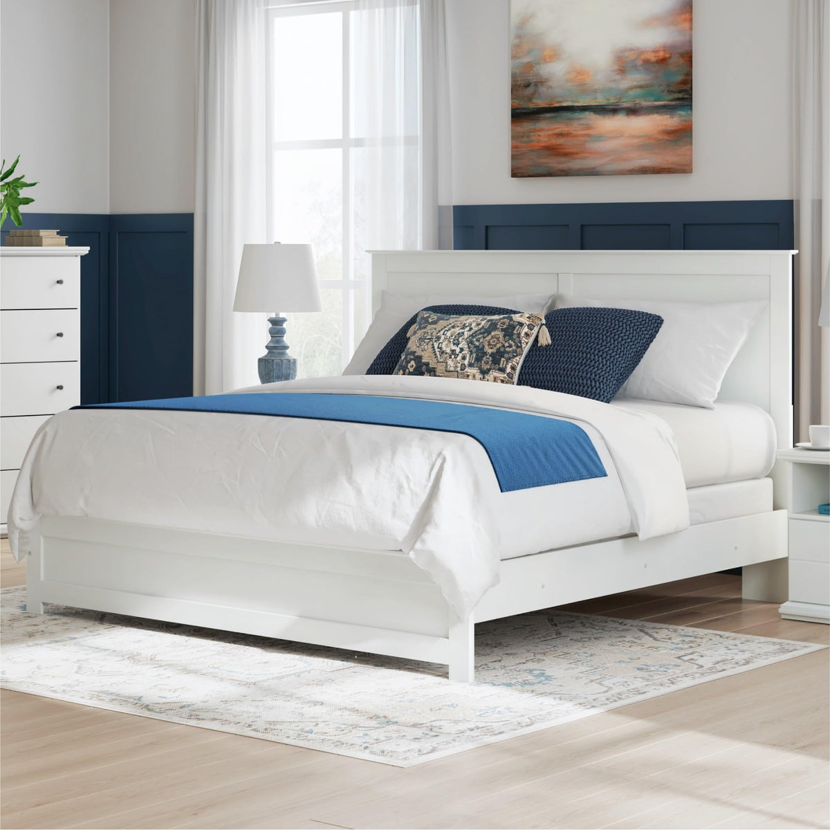 King Size Bed Frame with Headboard