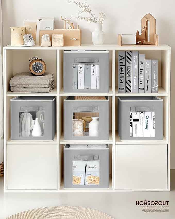 6 Packs Closet Organizers Bins 6 Pack Large Trapezoid Collapsible Storage Bins
