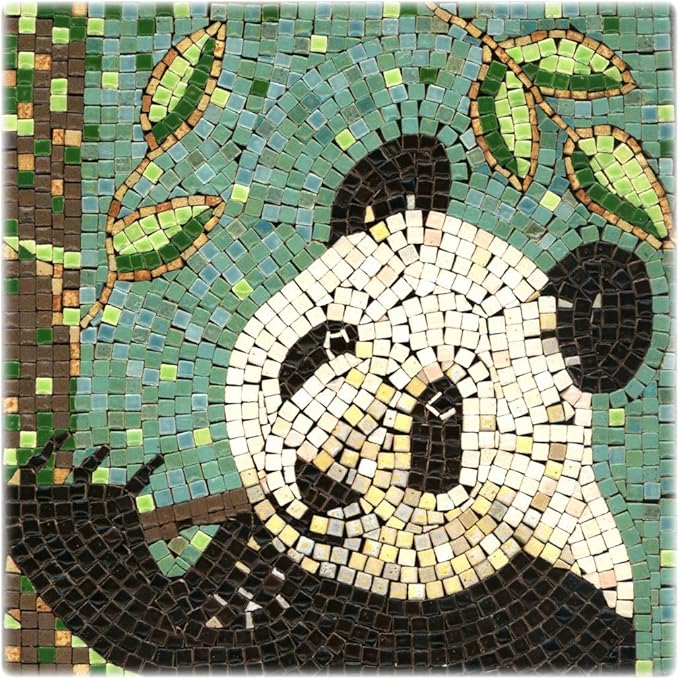 DIY Creative Projects for Adults: Make Your Own Mosaic Art, Square 7inch (20cm) Panda