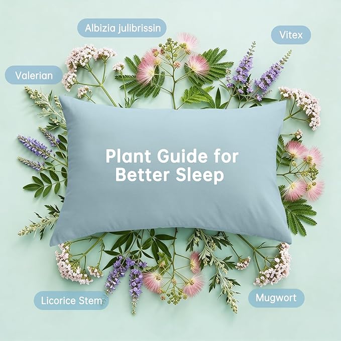 MUXHOMO Mineral Blue Bed in a Bag Queen 7 Pieces, Queen Comforter Set Reversible Botanical Flowers Design, Ultra Soft & Breathable Bedding Sets with Comforter, Sheets, Pillowcases & Shams