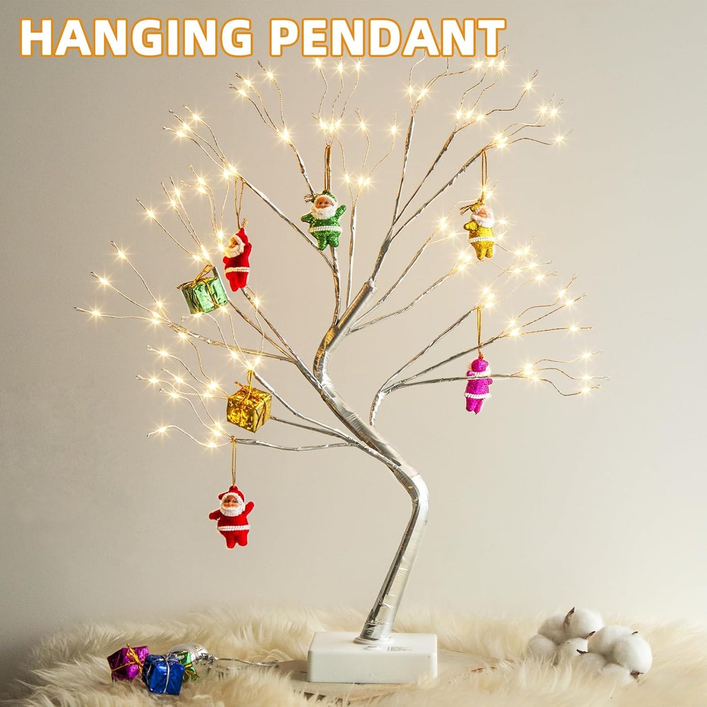 PEIDUO Fairy Light Tree, 108 LED Lighted Trees for Decoration Inside, Christmas Tree with 9 Modes & Timer, Fairy Light Spirit Tree for Home Indoor Christmas Decoration