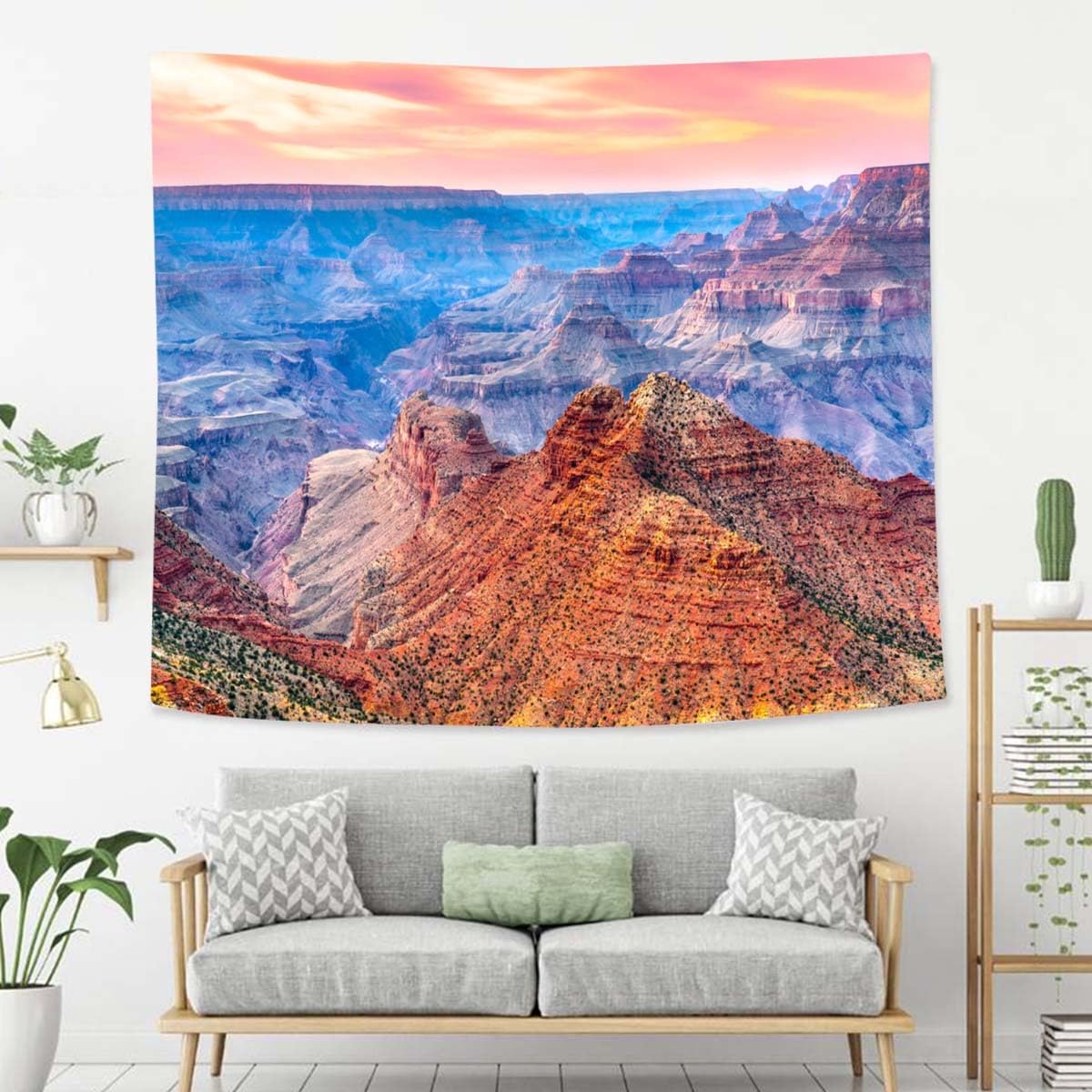 Canyon Tapestry For Bedroom Grand Canyon Arizona United States Of America Tapestries Wall Hanging For Living Room Dorm Office 90×60 In