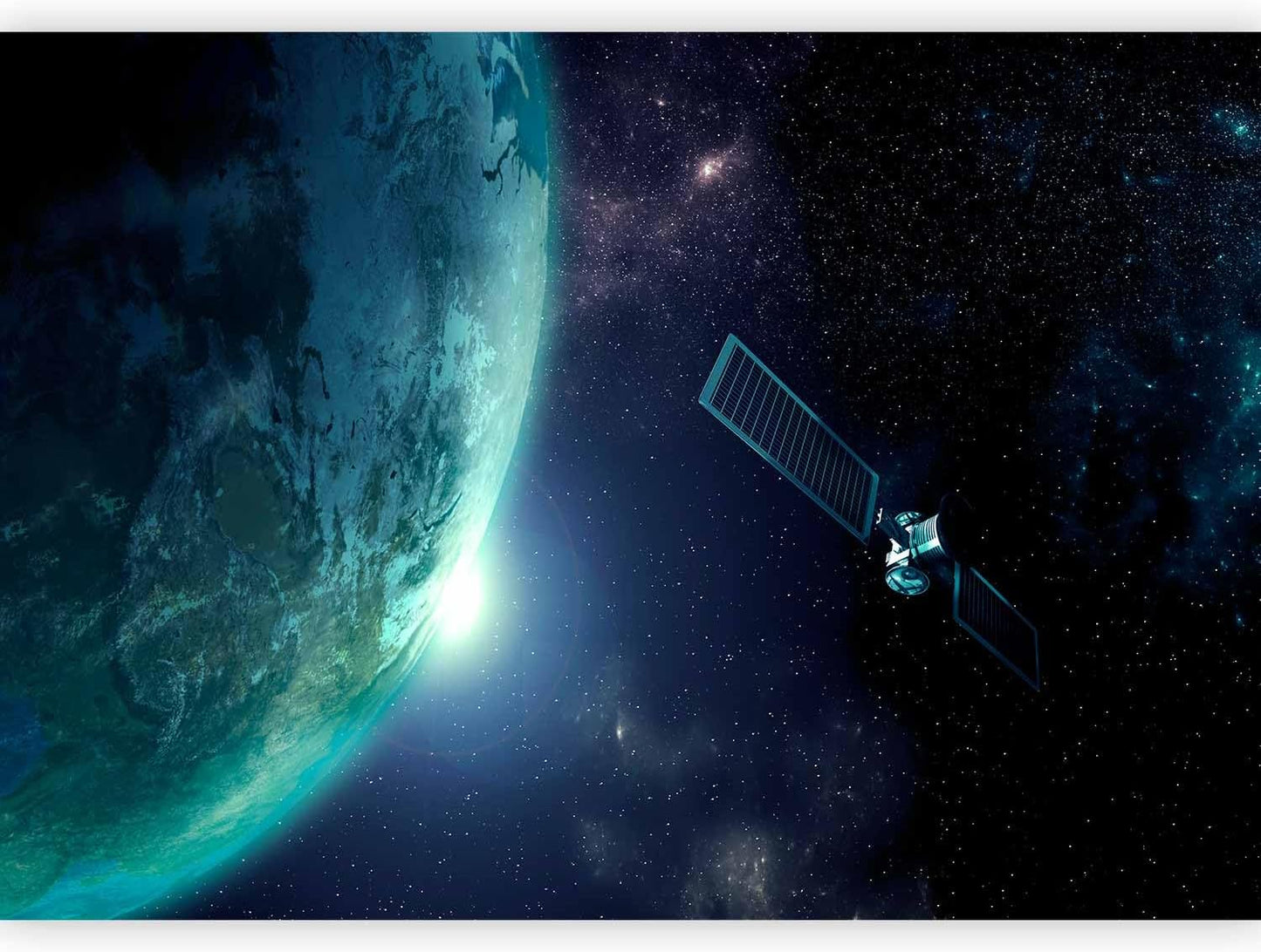 artgeist Wall Mural Cosmos Galaxy 96x69 in - Peel and Stick Self-Adhesive Wallpaper Removable Large Sticker Foil Wall Decor Print Picture Image Design n-B-0007-a-c