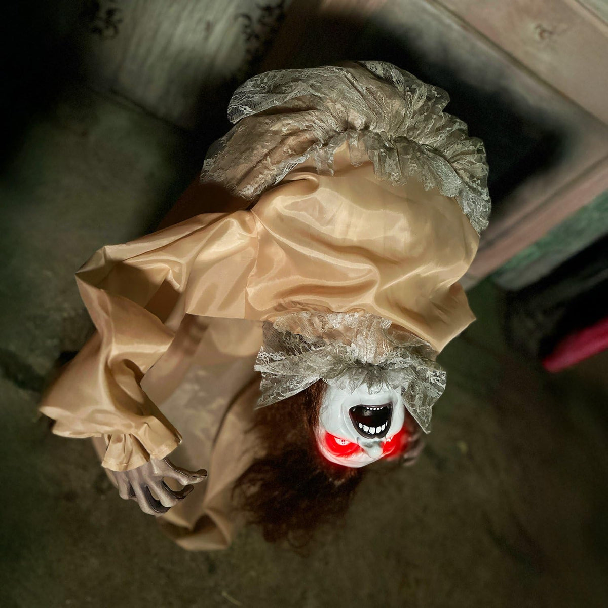 3.4 Ft. Animatronic Possessed Backbend Lady (3.4 ft Possessed Backbend Lady)