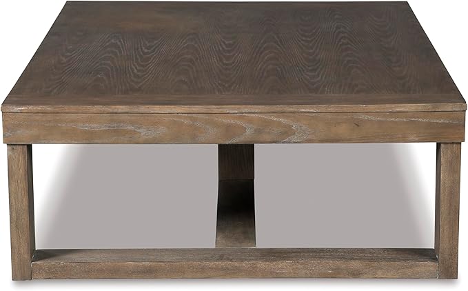 Signature Design by Ashley Cariton Contemporary Rectangular Cocktail Table, Brown