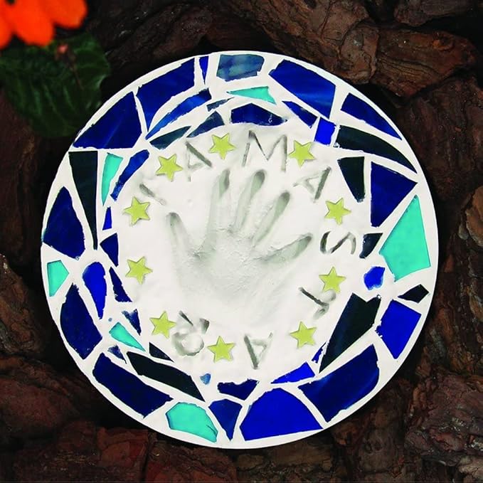 Diamond Tech Create N Learn Mosaic Stepping Stone Kit, Starry Night