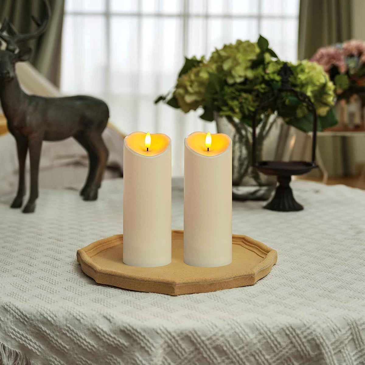 3x8 Waterproof Flameless Candles