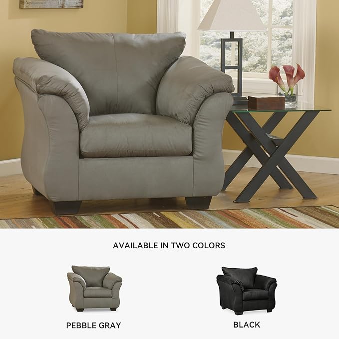 Signature Design by Ashley Darcy Casual Plush Chair, Grayish Brown