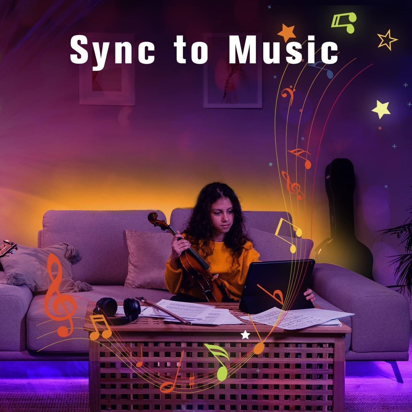 DAYBETTER Led Strip Lights 300 ft (3 Rolls of 100 ft) Color Changing Lights Strip for Bedroom, Desk, Indoor Room Bedroom Valentine Decor, with Remote and 24V Power Supply