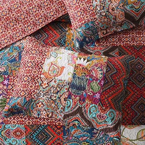 Cotton Patchwork Bedspread Quilt Sets