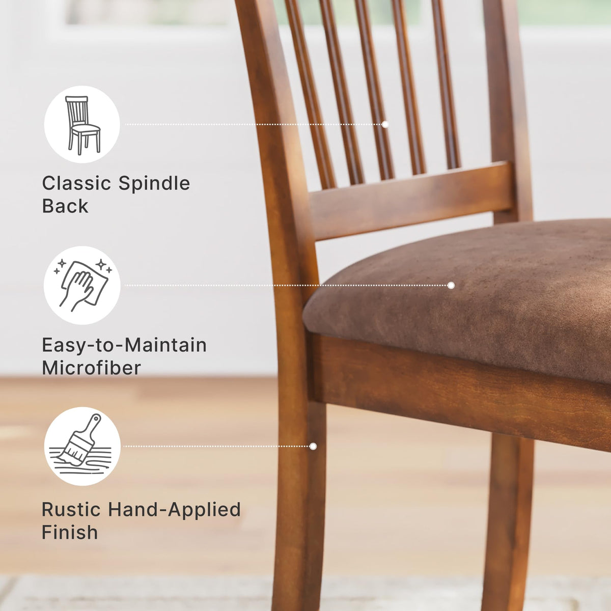 Haddigan Dining Chairs Set of 4 (4 Count)