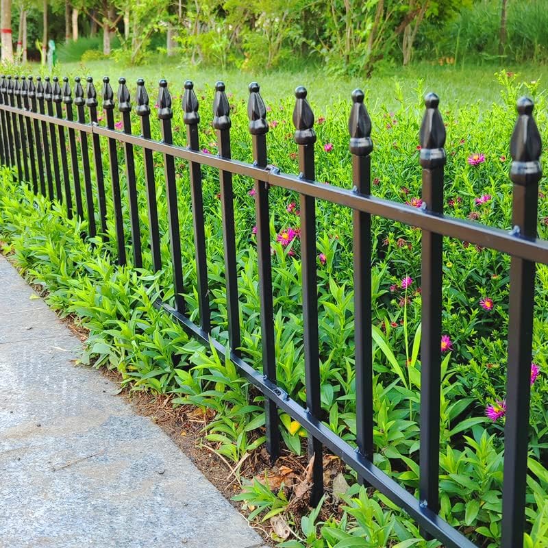 18" H x 22" W Decorative Metal Garden Border Fence (36 Sq Ft)