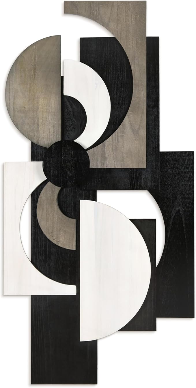 Empire Art Direct "Luminus Dusk" Handmade Dimensional Solid Paulownia Wood Abstracts Wall Art, Ready to Hang, Living Room, Bedroom & Office, 48" x 24"x 1.89"