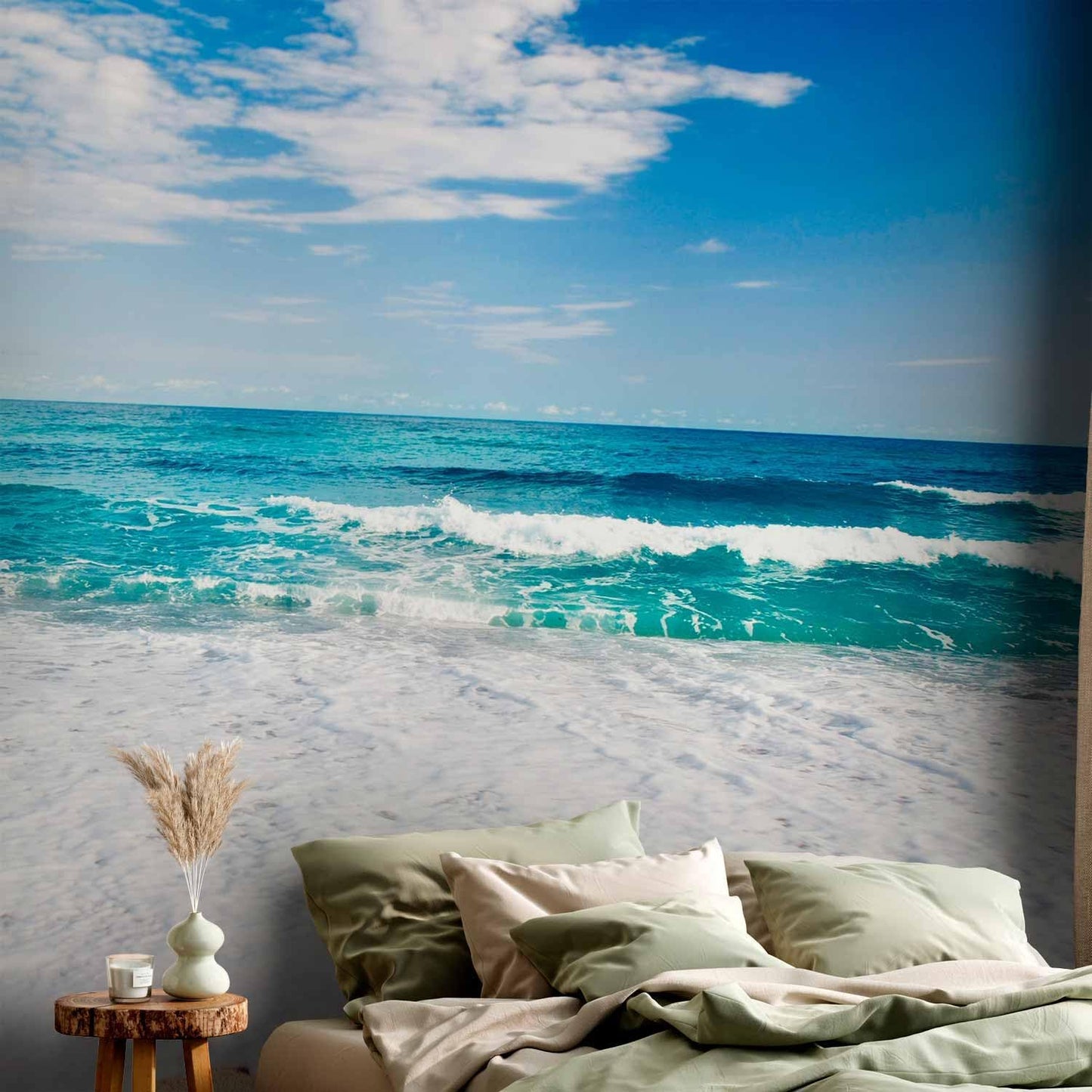 artgeist Premium Wall Mural Beach 216x98 in - Non-Woven Photo Wallpaper Art Print Fleece Wall Mural Decoration Poster Picture Design Nature Sea Landscape c-B-0035-a-b