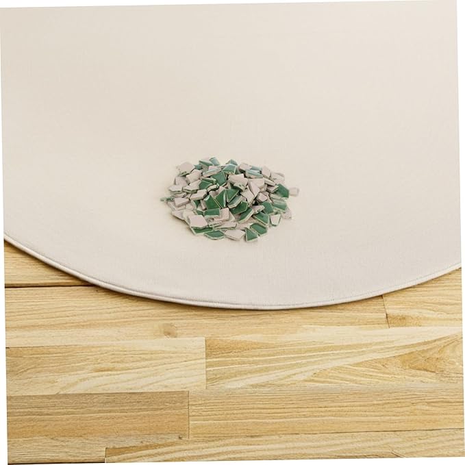 TEHAUX 1 Pack DIY Kit Unique Green Ceramic Tiles for Stepping Stones Home Decoration and Art Projects