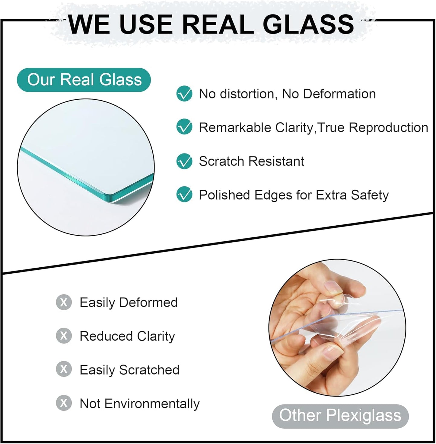 10x14 Picture Frame Set of 4, 10 x 14 Wood Photo Frames with Mat for 8x12 or 30x40cm Diamond Painting Art, Wooden Frame with Real Glass Cover for Wall and Tabletop Display,Brown