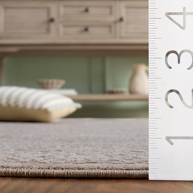 SAFAVIEH Reflection Collection Runner Rug - 2'3" x 20', Beige & Cream, Non-Shedding & Easy Cleaning, Ideal for Living Room, Dining, Bedroom (RFT668A)
