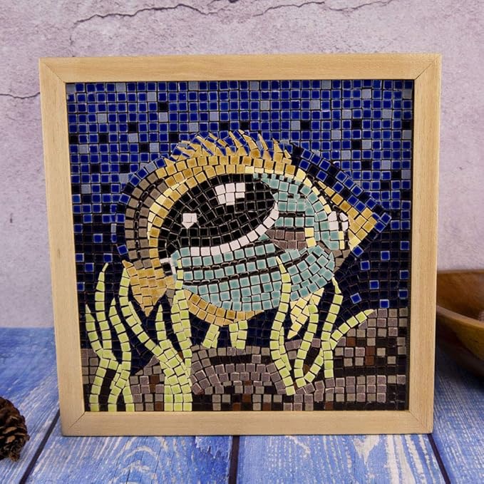 DIY Creative Projects for Adults: Make Your Own Mosaic Art, Square 7inch (20cm) Panda