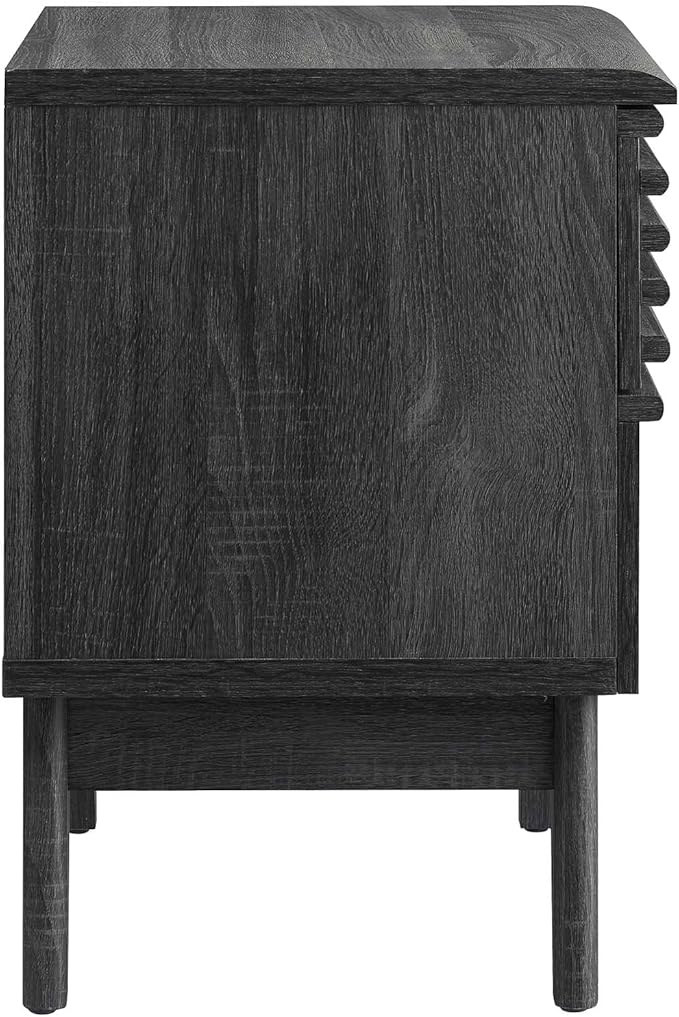 Modway Render Mid-Century Modern, Nightstand, Charcoal