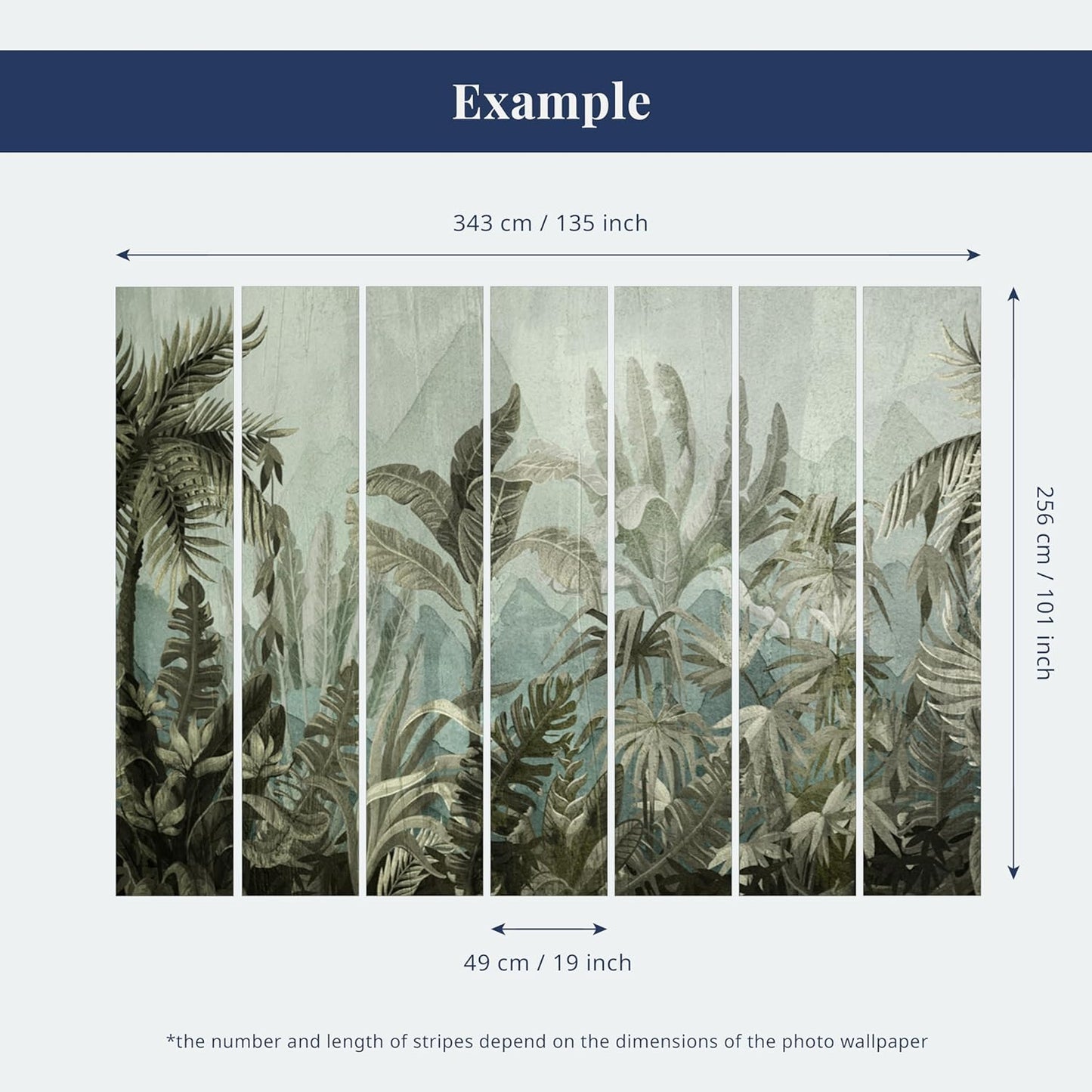 artgeist Premium Wall Mural Nature 79x55 in - XXL Non-Woven Wallpaper Fleece Wall Decor Photo Print Picture Image Design Botanics Plants 3D Effect b-B-0600-a-a