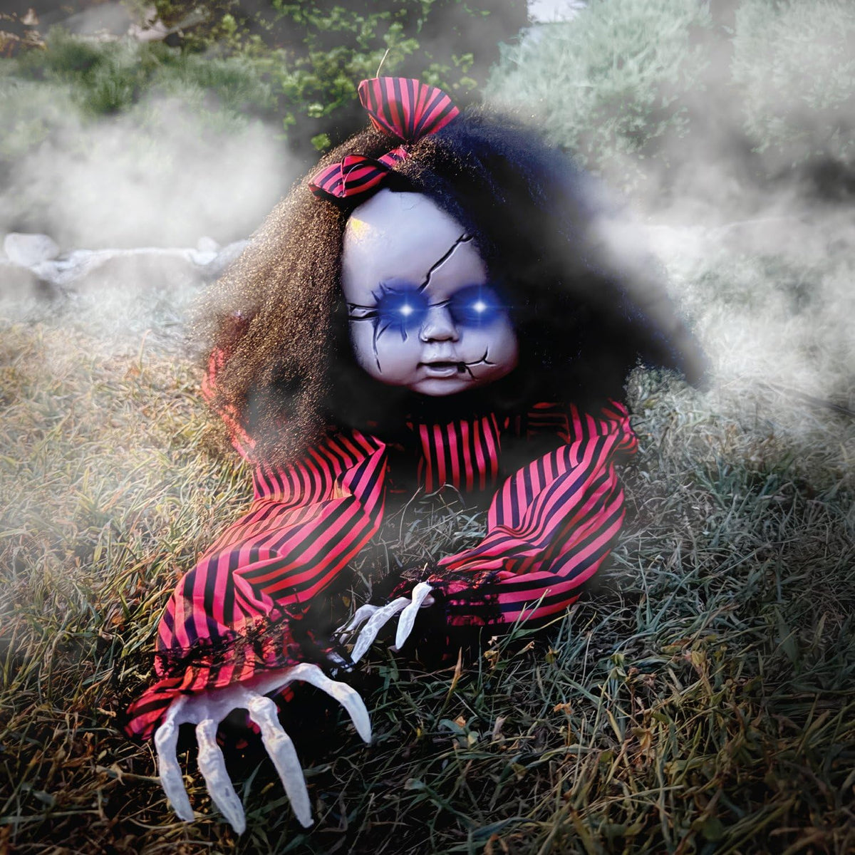 Scary Haunted Crawling Baby Doll (43" Crawling Girl)