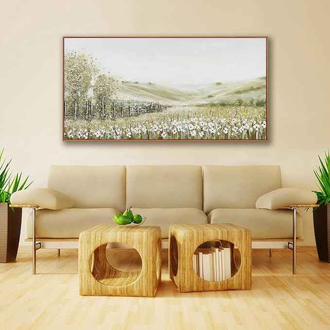 Canvas Wall Art Decor Home Decor Wall Art Prints Natural Modern Framed Landscape Wall Decorations Mountain Wilderness Artwork for Living Room Wall Bedroom Kitchen Office Decor 20"×40"