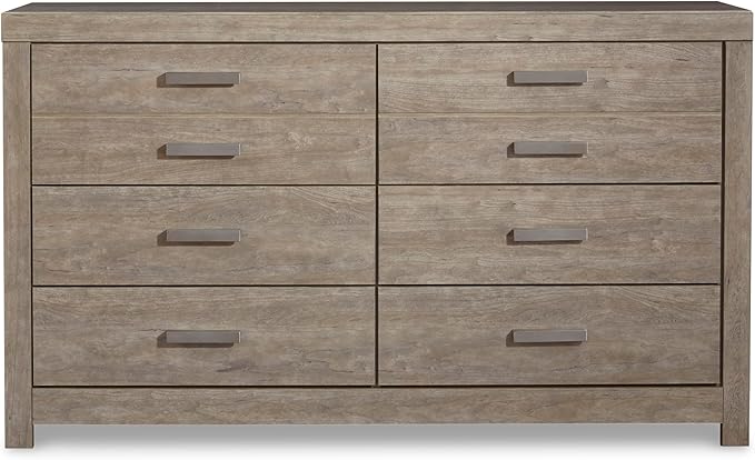 Signature Design by Ashley Culverbach Scandinavian 6 Drawer Dresser, Weathered Gray