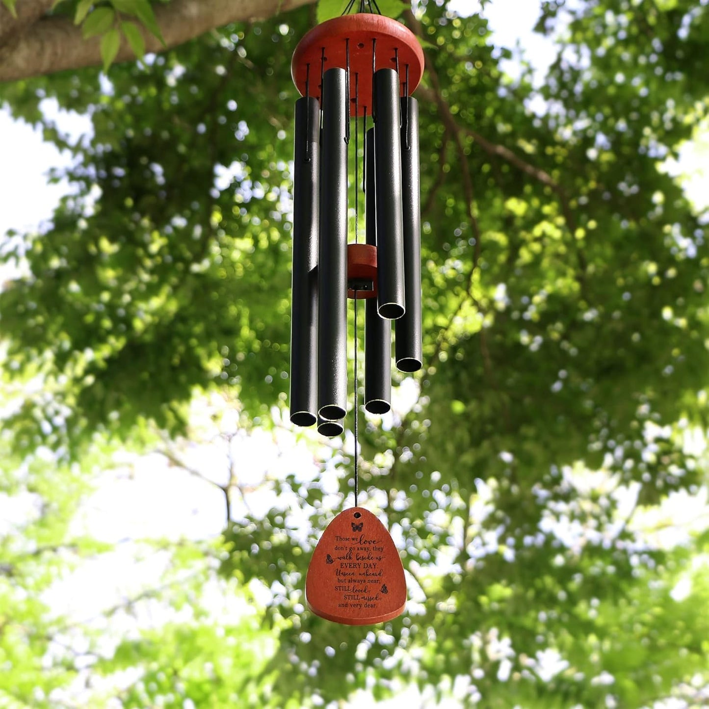 Memgift Wind Chimes for Outside Sympathy Wind Chimes for Loss of Loved One Memorial Gifts for Loss of Mother Father Daughter Sister Son Garden Yard Home Decor Keepsake Those We Love