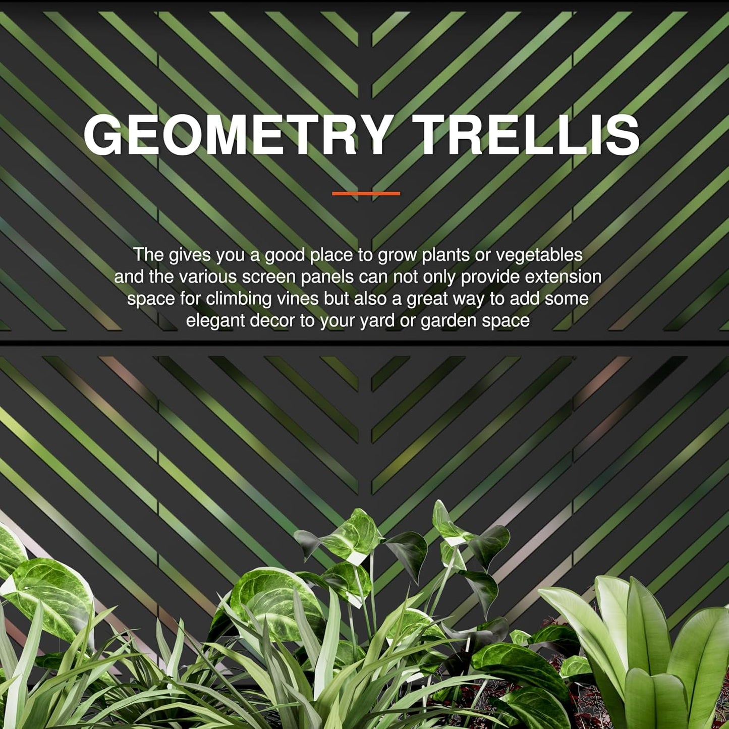 Casaphoria Metal Raised Garden Bed with Trellis and Wheels, 72"x47"x16" Planter Box for Climbing Plants, Vegetables & Vines, Features Drainage Holes and Privacy Screen (Black-Parallel)