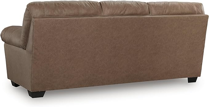 Signature Design by Ashley Walker Point Contemporary Sofa with Removable Cushion, Light Brown