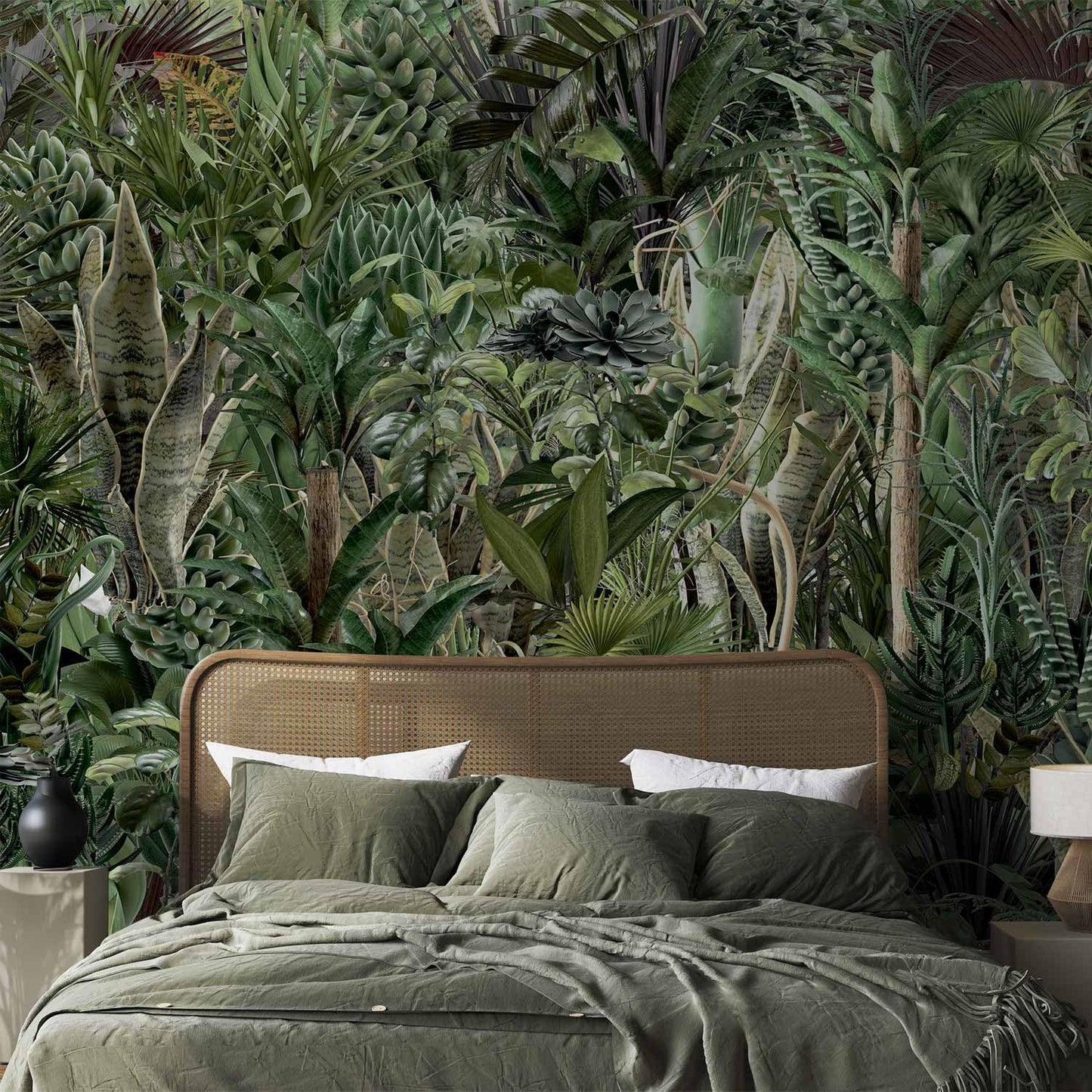 artgeist Wall Mural Leaves 96x69 in - XXL Peel and Stick Self-Adhesive Wallpaper Removable Large Sticker Foil Wall Decor Print Picture Image Design Plants Abstract Nature Botanical b-C-0858-a-a
