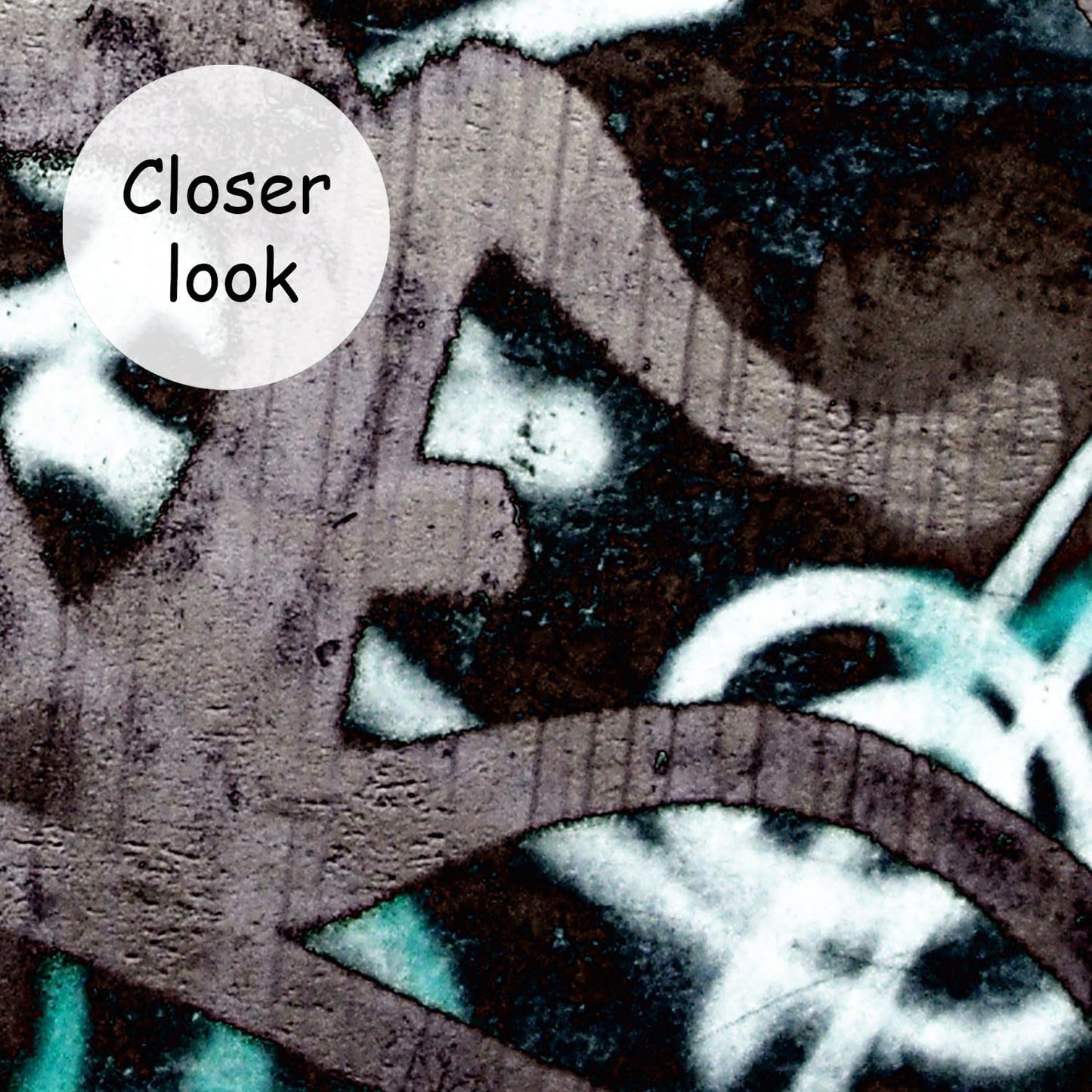 AFZEVEB-Black and White Art Graffiti Wallpaper Wall murals for Bathroom 136"x96" (Not Peel and Stick)