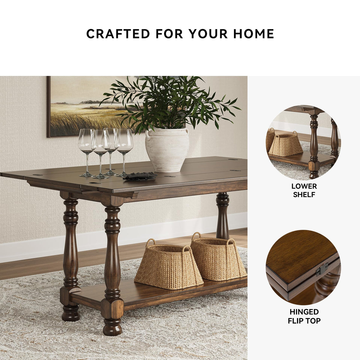 Sturlayne Flip Top Sofa Table