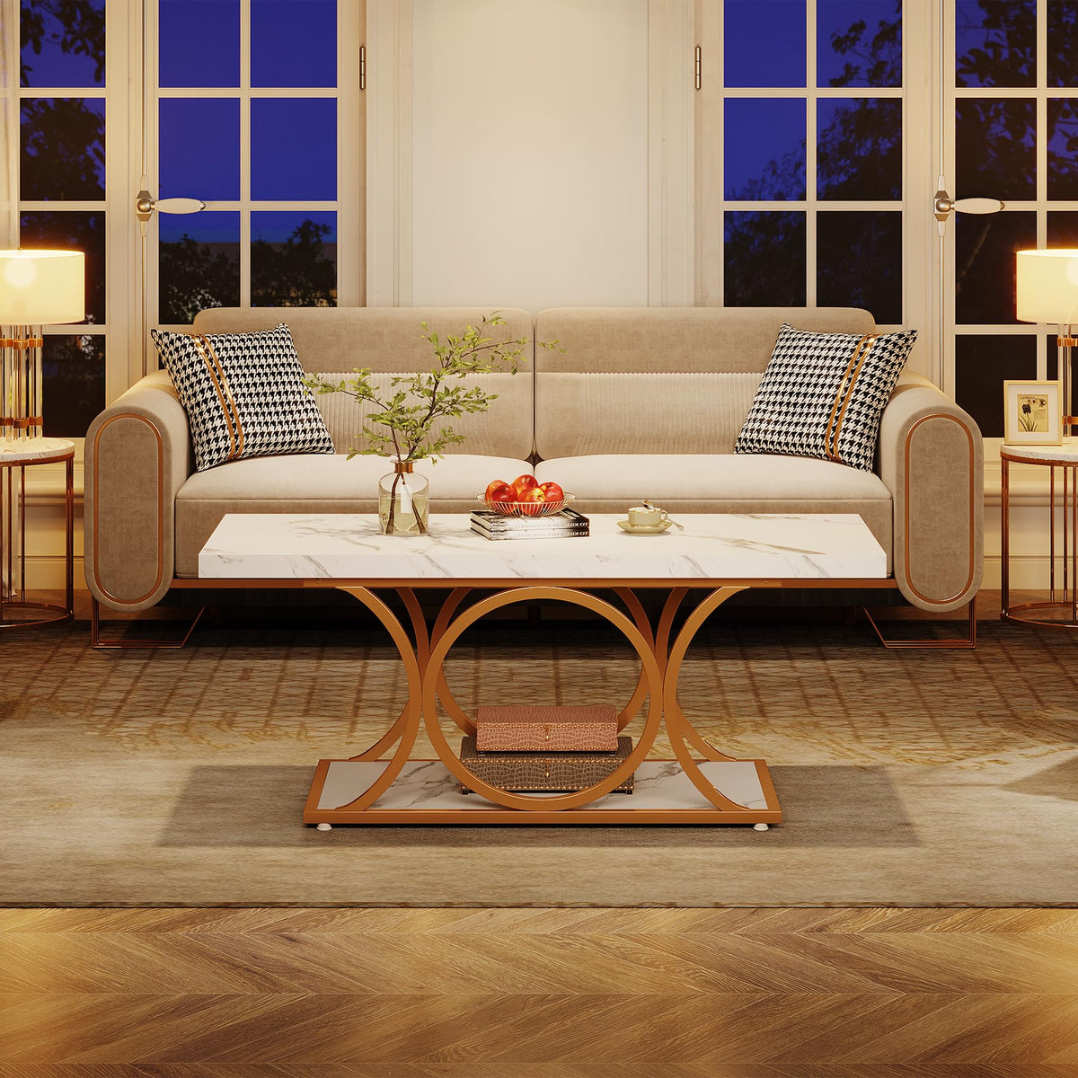 46.45” Rectangle Coffee Table