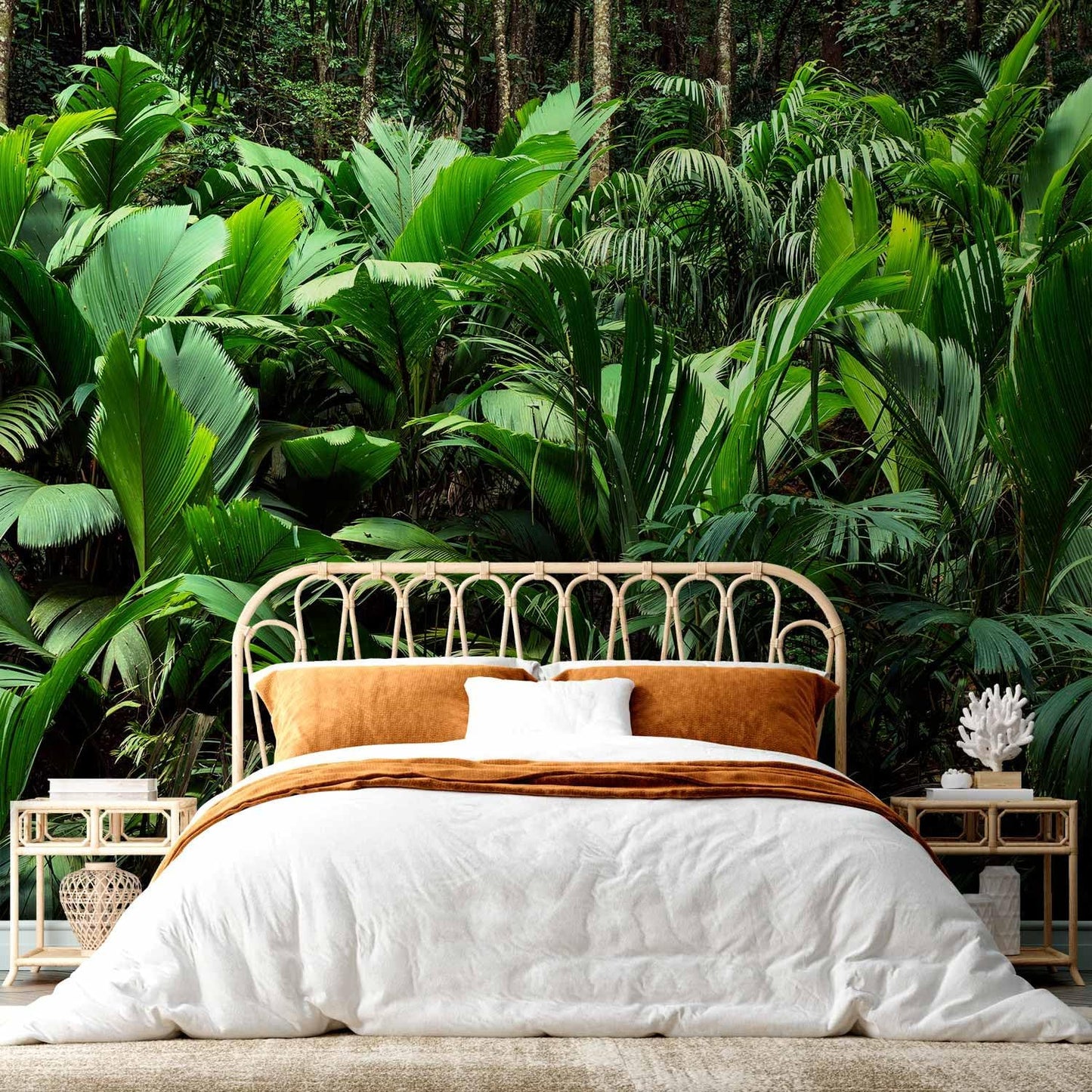 artgeist Wall Mural Nature 118x83 in - XXL Non-Woven Wallpaper Fleece Wall Decor Photo Print Picture Image Design Botanical Plants Jungle Leaves b-B-0594-a-a
