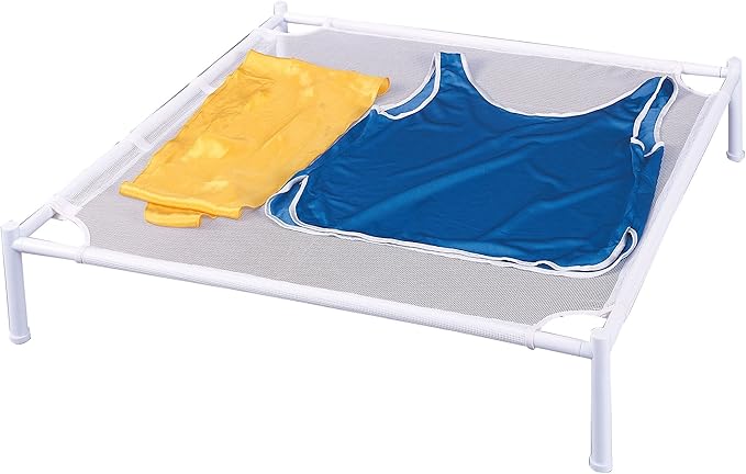 Household Essentials 04004 Stackable Mesh laundry Drying Rack - White