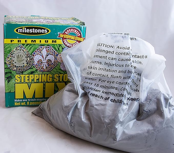 Midwest Products Co. Milestones Premium Stepping Stone Cement Mix 8 Pound Box for Stepping Stone Kits - 903-16102
