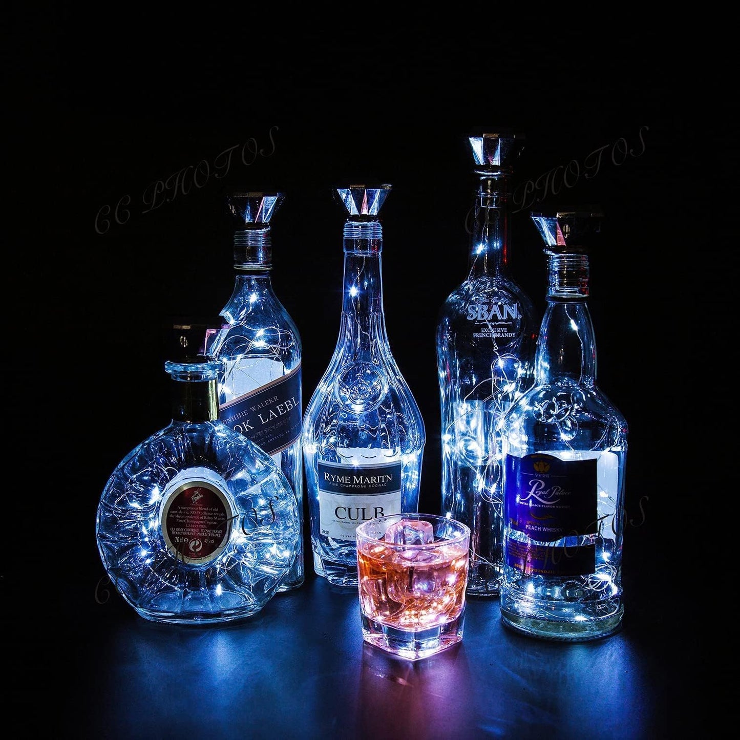 Upgraded 12 Pack Diamond Solar Wine Bottle Lights, 20 LEDs Waterproof Copper Light, Bottle Light Fairy Cork String Lights for Yard Patio Decor, DIY Birthday Gift for Mom Grandma Friend(Cool White)