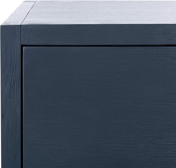 SAFAVIEH Home Collection – Yudi Navy Nightstand with Drawer & Shelf, Contemporary Accent Storage Table, Fully Assembled (NST9201A)