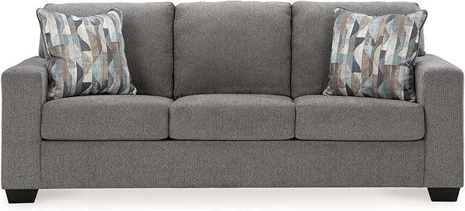 Signature Design by Ashley Deltona Casual Sofa for Living Room, Gray