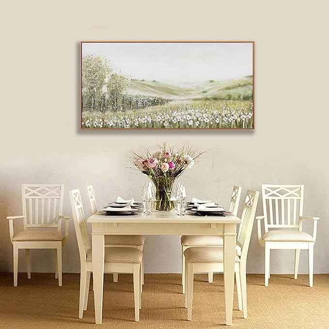 Canvas Wall Art Decor Home Decor Wall Art Prints Natural Modern Framed Landscape Wall Decorations Mountain Wilderness Artwork for Living Room Wall Bedroom Kitchen Office Decor 20"×40"