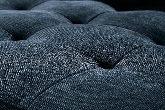 Signature Design by Ashley Bixler Classic Tufted Loveseat with Removable Cushions, Blue