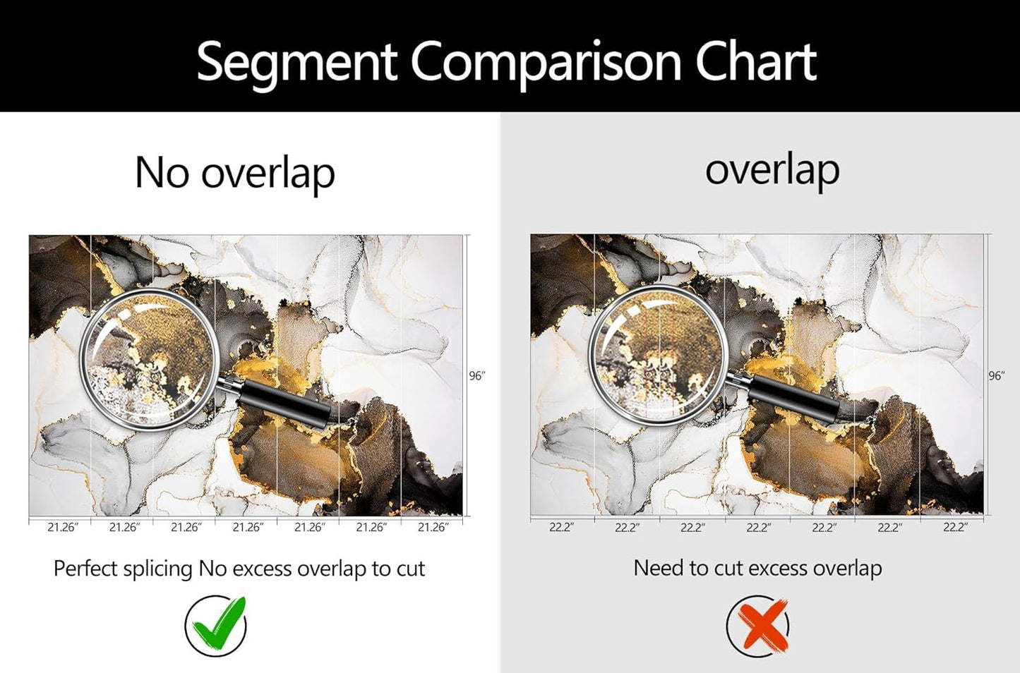 WFBHUA-White and Gold Marble Wallpaper Abstract Art Photo Wall Murals for Living Room Bedroom (Not Peel and Stick)